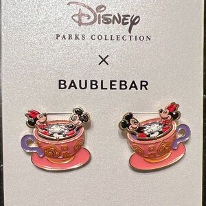 BaubleBar Disney Parks Collection Pink and Purple Earrings